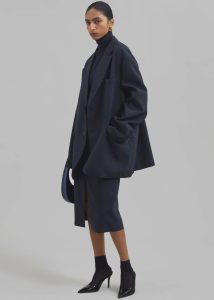Blue Outerwear The Frankie Shop Women Brooklyn Blazer - Navy