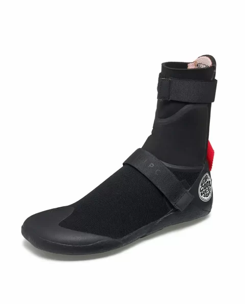Booties Gloves & Hoods Mens Rip Curl Flashbomb 7Mm Round Toe Booties - Image 3