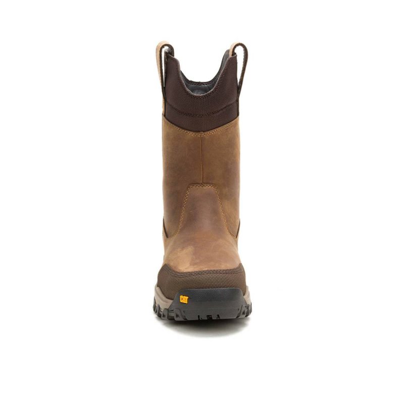 Boots Bison Men Threshold Rebound Pull-On Waterproof Steel Toe Work Boot Cat - Image 3