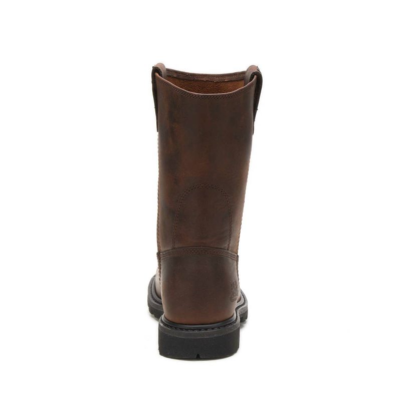 Boots Brown Men's Revolver Work Boot Men Cat - Image 5