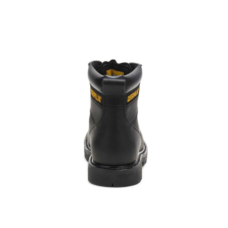 Boots Cat Men Men's Second Shift Work Boot Black - Image 5