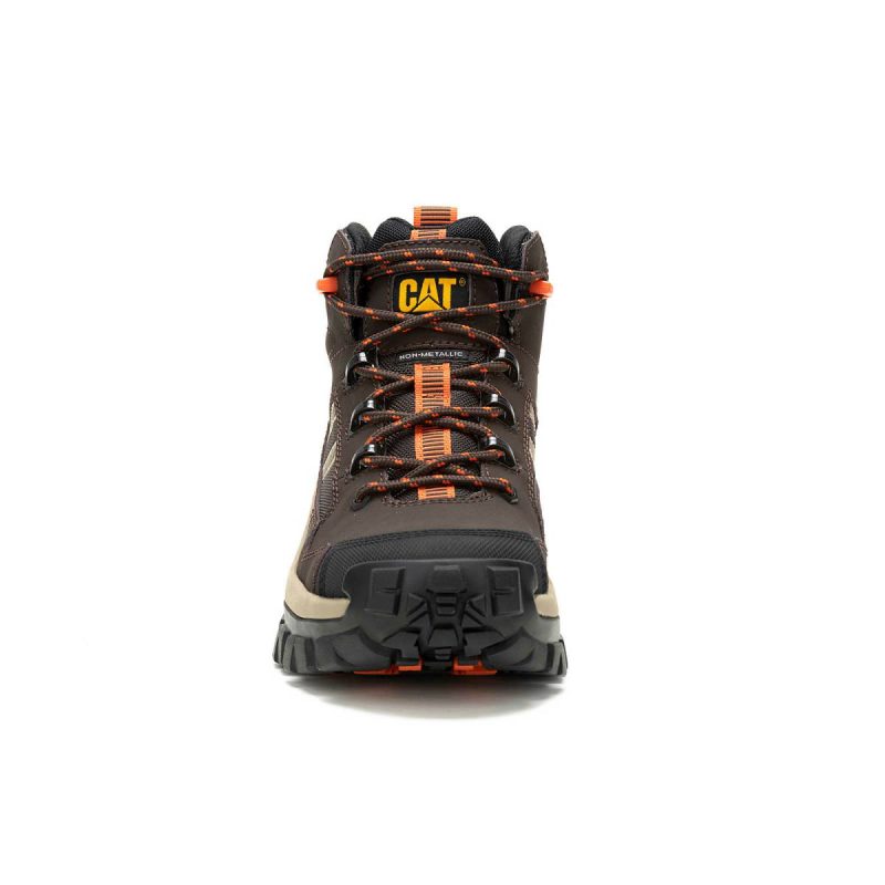 Boots Coffee Bean Cat Men Men's Invader Mid Vent Composite Toe Work Boot - Image 3