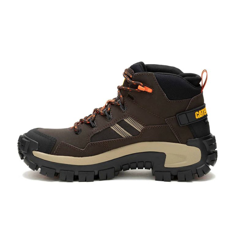 Boots Coffee Bean Cat Men Men's Invader Mid Vent Composite Toe Work Boot - Image 4