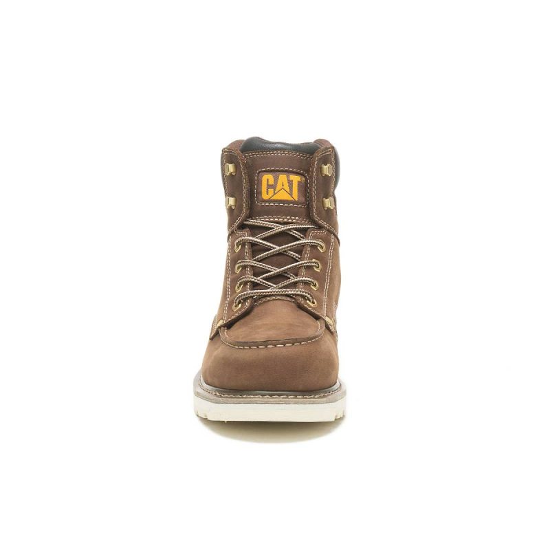 Boots Khaki Men Cat Men's Calibrate Steel Toe Work Boot - Image 3