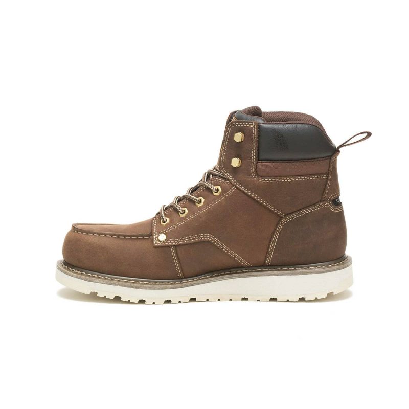 Boots Khaki Men Cat Men's Calibrate Steel Toe Work Boot - Image 4