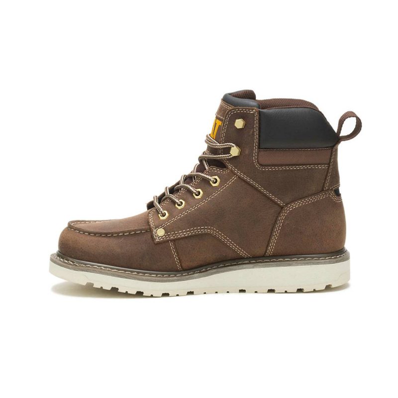 Boots Men Khaki Men's Calibrate Work Boot Cat - Image 4