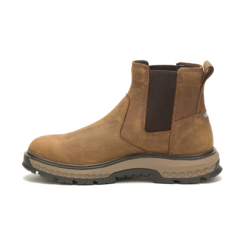 Boots Men's Exposition Chelsea Work Boot Men Cat Pyramid - Image 3