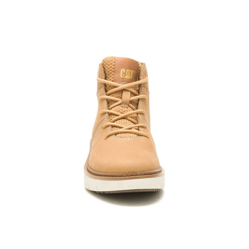 Boots Women's Chariot Plain Toe Mid Boot Honey Reset Women Cat - Image 3
