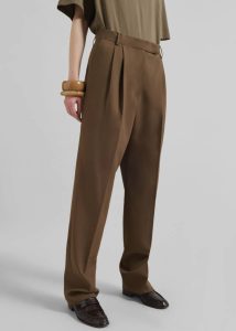 Bottoms Bea Suit Pants - Chocolate Women Brown The Frankie Shop - Image 2