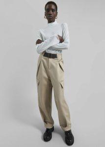 Bottoms Beige Haskel Cargo Pants - Beige Women The Frankie Shop