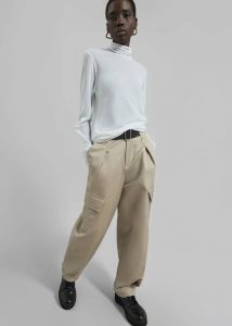 Bottoms Beige Haskel Cargo Pants - Beige Women The Frankie Shop - Image 3