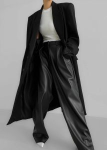 Bottoms Black The Frankie Shop Women Helsinki Faux Leather Pants - Black - Image 2