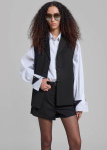 Bottoms Black The Frankie Shop Women Xandra Mini Shorts - Black - Image 2