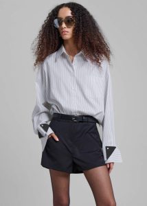 Bottoms Black The Frankie Shop Women Xandra Mini Shorts - Black - Image 3