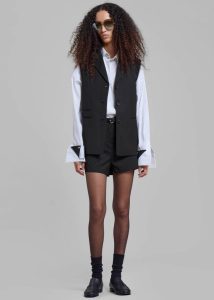 Bottoms Black The Frankie Shop Women Xandra Mini Shorts - Black - Image 4