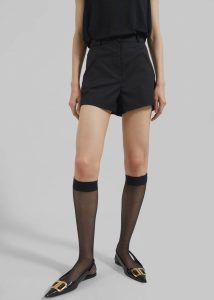 Bottoms Black The Frankie Shop Women Xandra Mini Shorts - Black - Image 5