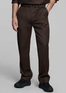 Bottoms Brown Mason Wool Trousers - Brown Men The Frankie Shop - Image 2