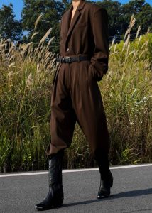 Bottoms Brown Women Tansy Pleated Trousers - Chocolate The Frankie Shop - Image 3