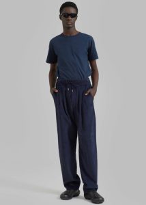 Bottoms Camden Corduroy Pants - Navy Blue The Frankie Shop Men - Image 3