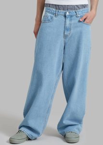 Bottoms Connor Jeans - Worn Wash The Frankie Shop Blue Men - Image 2