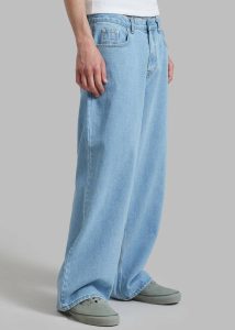 Bottoms Connor Jeans - Worn Wash The Frankie Shop Blue Men - Image 4
