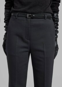 Bottoms Grey 3.1 Phillip Lim Slim Kick Flare Trousers - Ink The Frankie Shop Women - Image 3