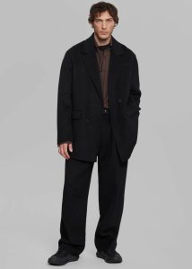 Bottoms Men Beo Wool Suit Pants - Black The Frankie Shop Black - Image 2