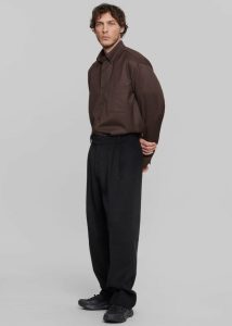 Bottoms Men Beo Wool Suit Pants - Black The Frankie Shop Black - Image 4
