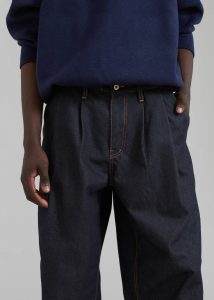 Bottoms Men The Frankie Shop Blue Zayn Jeans - Dark Indigo - Image 4