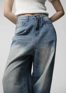 Bottoms Tanner Bleach Jeans - Worn Wash The Frankie Shop Women Blue - Image 2