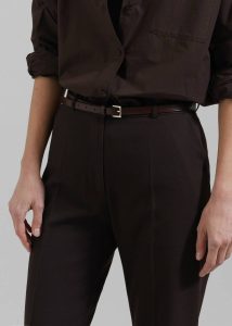 Bottoms The Frankie Shop Brown Lyra Flared Pants - Brown Women - Image 4