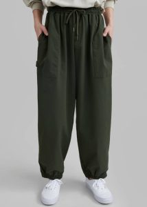 Bottoms The Frankie Shop Green Hunter Joggers - Khaki Men