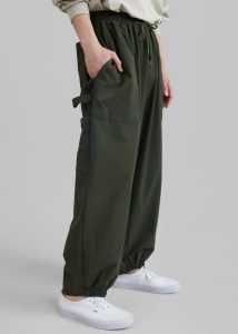 Bottoms The Frankie Shop Green Hunter Joggers - Khaki Men - Image 5