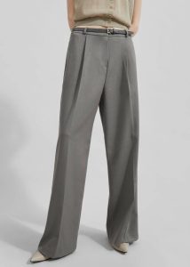 Bottoms The Frankie Shop Maya Trousers - Grey Grey Women - Image 2