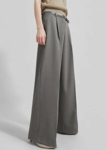 Bottoms The Frankie Shop Maya Trousers - Grey Grey Women - Image 5