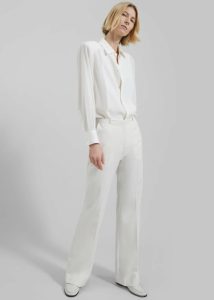Bottoms Women Lyra Flared Pants - White White The Frankie Shop