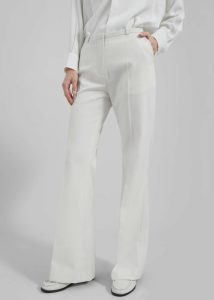 Bottoms Women Lyra Flared Pants - White White The Frankie Shop - Image 3