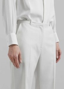Bottoms Women Lyra Flared Pants - White White The Frankie Shop - Image 4
