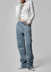 Bottoms Women Susanna Jeans - Light Wash Blue The Frankie Shop - Image 2