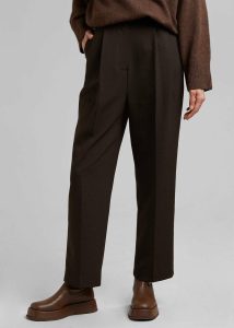Bottoms Women The Frankie Shop Brown Bea Suit Pants - Dark Espresso - Image 3
