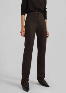 Brown Morrison Long Trousers - Brown The Frankie Shop Women Bottoms - Image 2