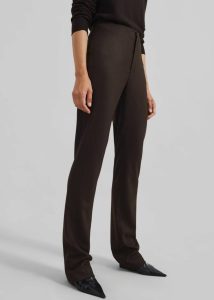 Brown Morrison Long Trousers - Brown The Frankie Shop Women Bottoms - Image 5