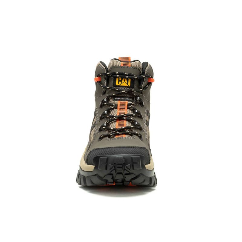Bungee Cord Boots Cat Men Men's Invader Mid Vent Composite Toe Work Boot - Image 3