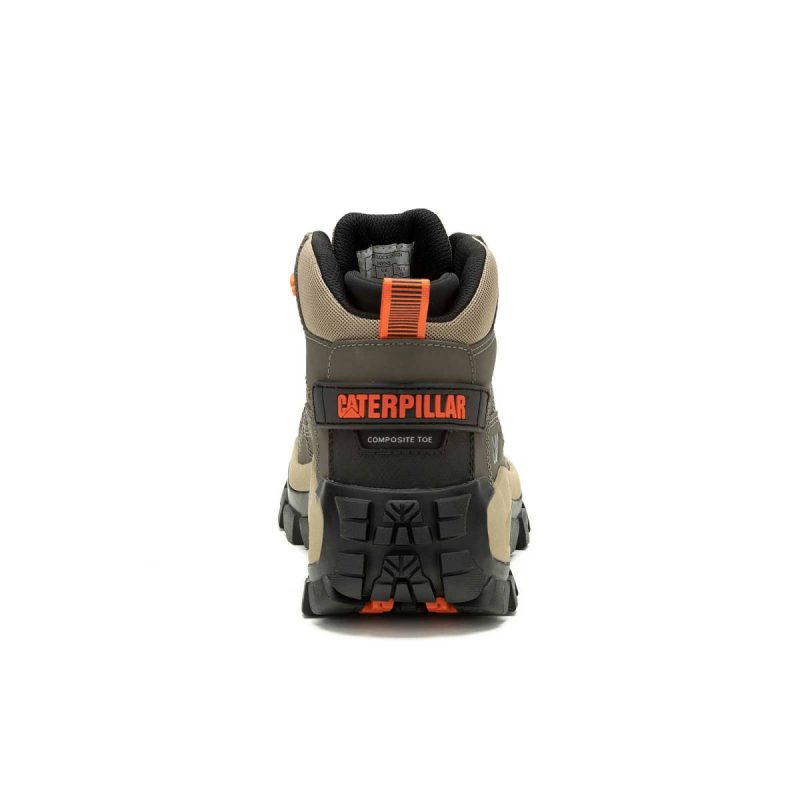Bungee Cord Boots Cat Men Men's Invader Mid Vent Composite Toe Work Boot - Image 5