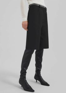 Cairo Bermuda Shorts - Black Women Black The Frankie Shop Bottoms - Image 3