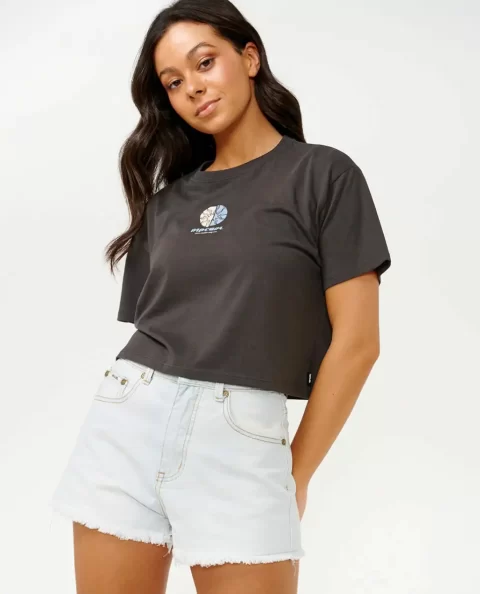 Calypso Crop Tee Tees & Tanks Rip Curl Women