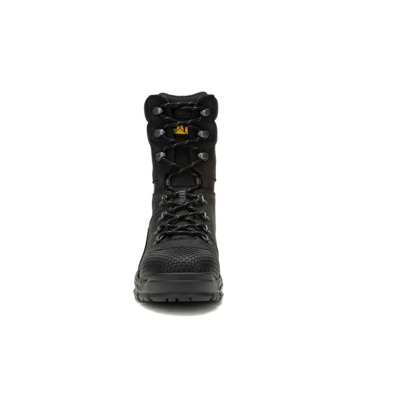 Cat Boots Men Men's Accomplice X 8" Waterproof Steel Toe Work Boot Black - Image 3