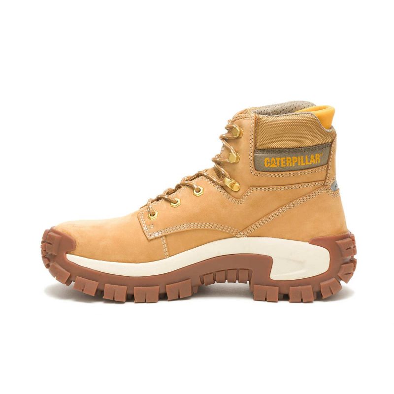 Cat Honey Reset Boots Men's Invader Hi Steel Toe Work Boot Men - Image 4