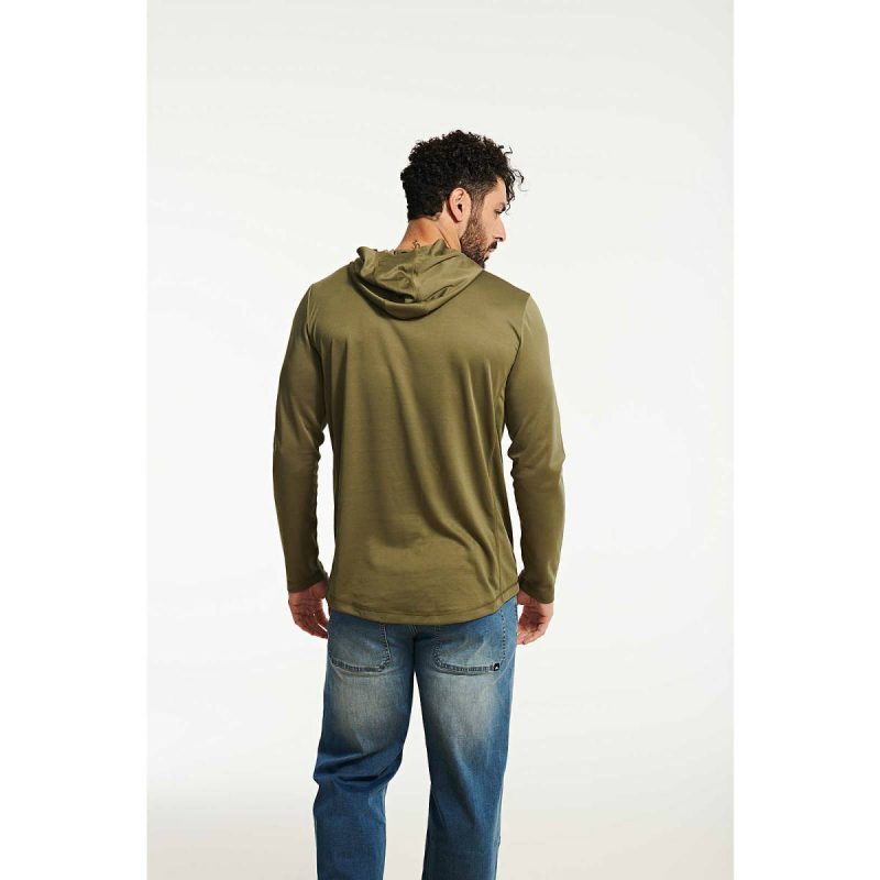 Cat Men Tops & Outerwear Mashland Men's Coolmax Lightweight Pullover Hoodie - Image 4