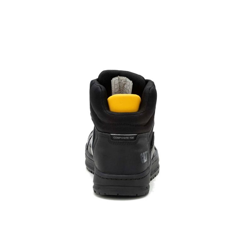 Cat Men's Streamline Court Mid Composite Toe Work Shoe Men Black Shoes - Image 5